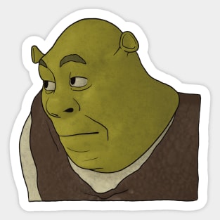 Yikes Shrek Sticker